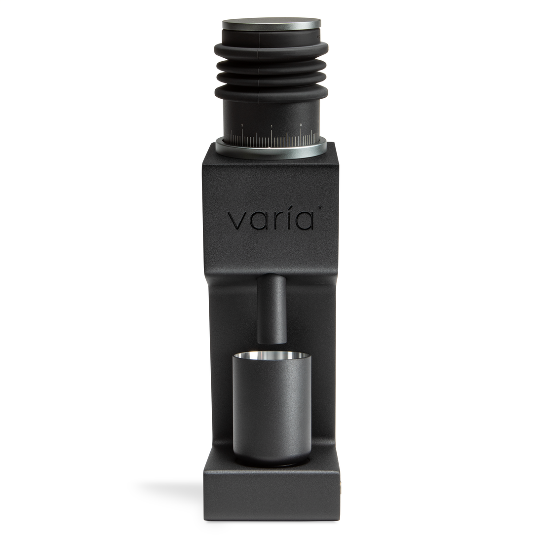 Varia VS3 Grinder in Black Front Facing || Black