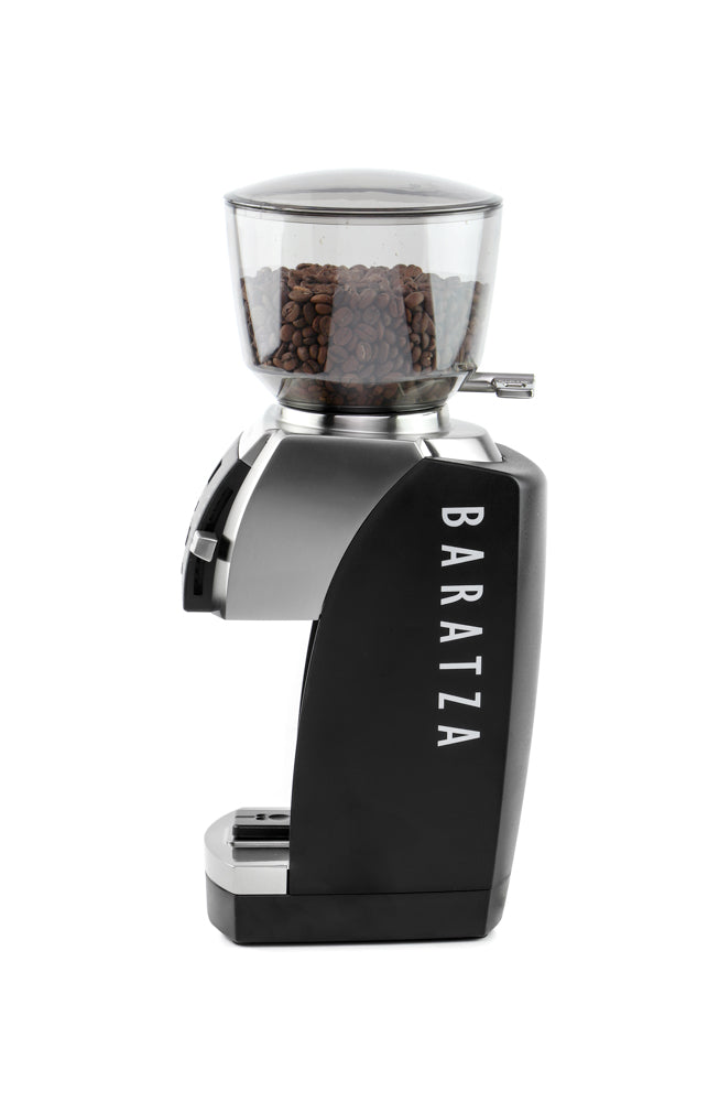 Baratza Vario W+ Coffee Grinder in Black Left Profile || Black