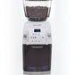 Baratza Vario W+ Coffee Grinder in White with Ground Coffee Container Front Facing || White