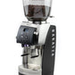 Baratza Vario Plus Coffee Grinder in Black with Portafilter Holder Left Facing || Black