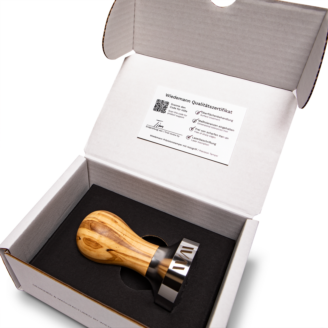 Wiedemann Olive Wood Precision 58.5mm Tamper