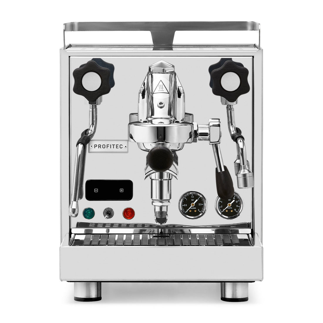 Profitec Pro 500 PID with Blackened Oak Accents Facing Forward || Blackened Oak