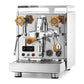 Profitec Pro 500 PID with Olive Wood Accents Facing Left || Olive Wood