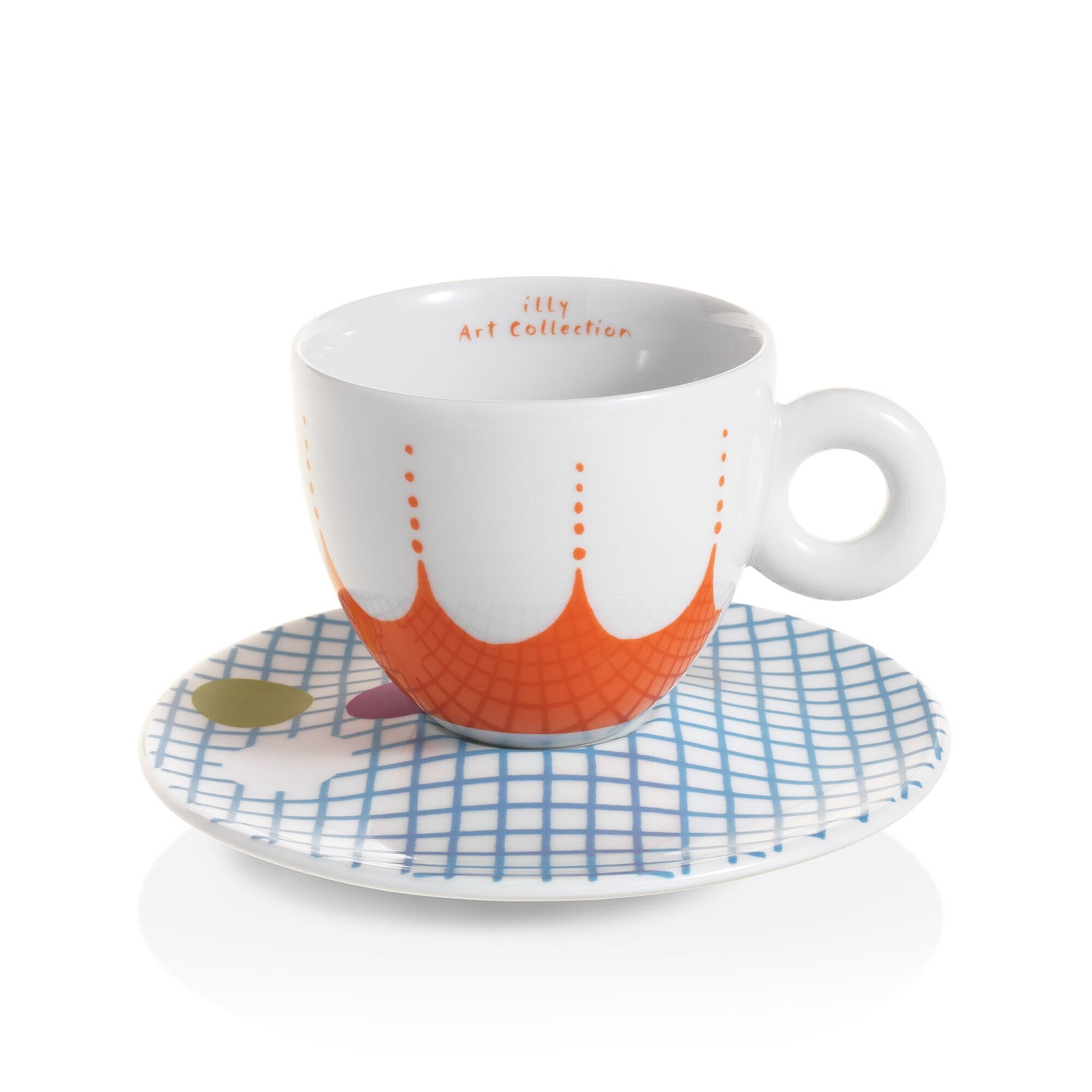 illy Art Collection Biennale 2019 Set of 4 Cappuccino Cups – Whole