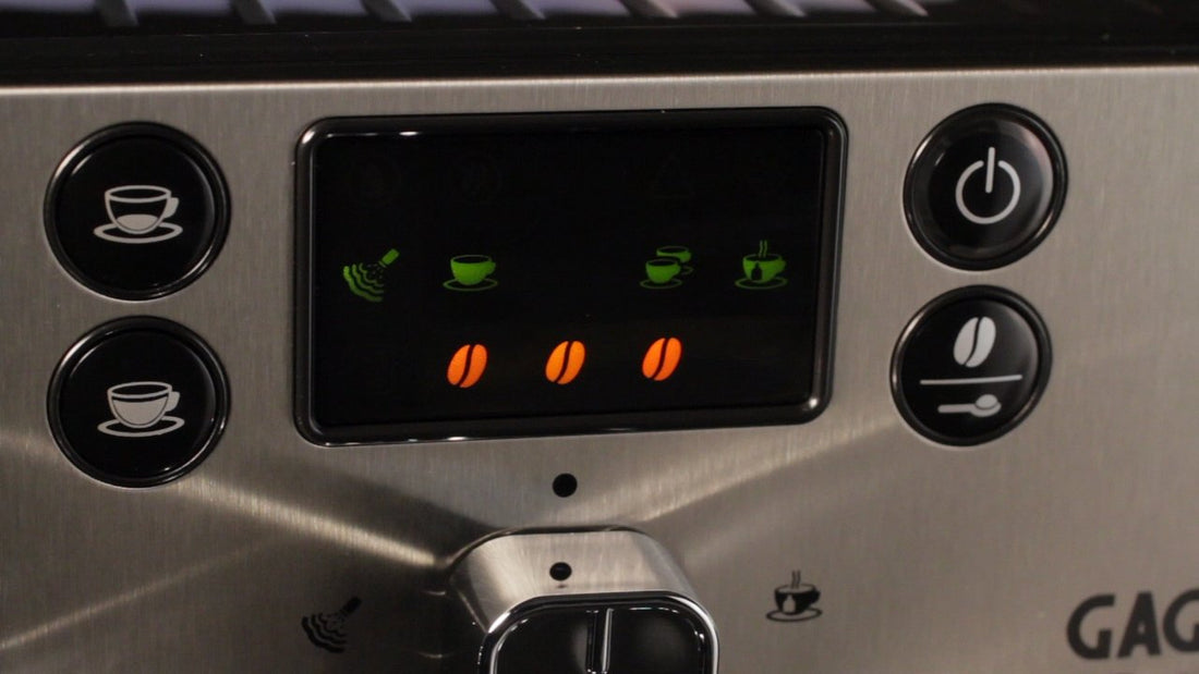 Gaggia Brera Espresso Machine in Black - Display