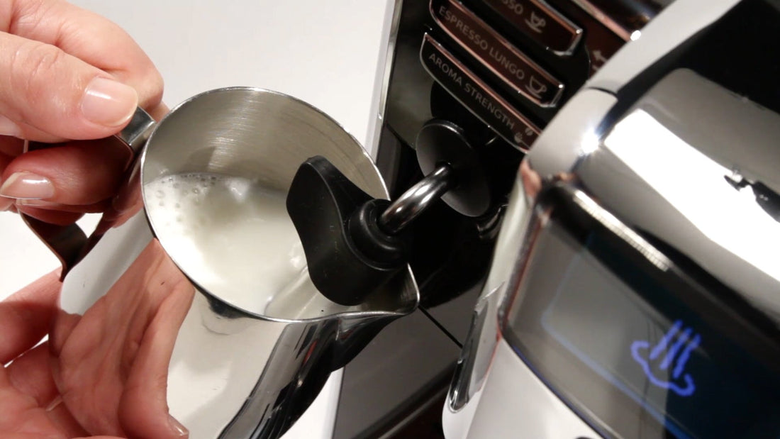 Gaggia Anima Super-Automatic Espresso Machine - Frothing Milk