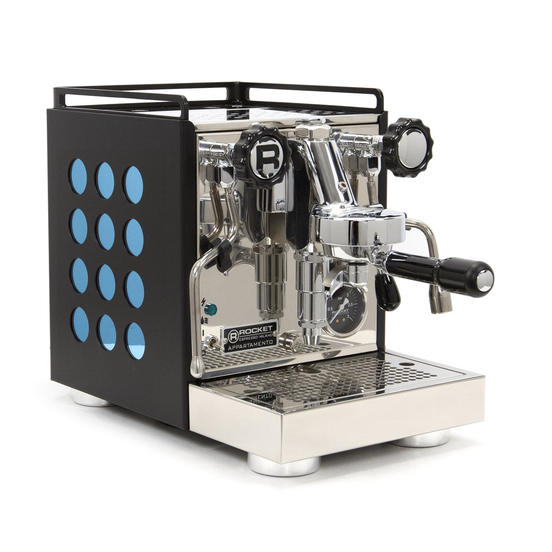 Rocket Espresso Appartamento Serie Nera Espresso Machine - Aquamarine
