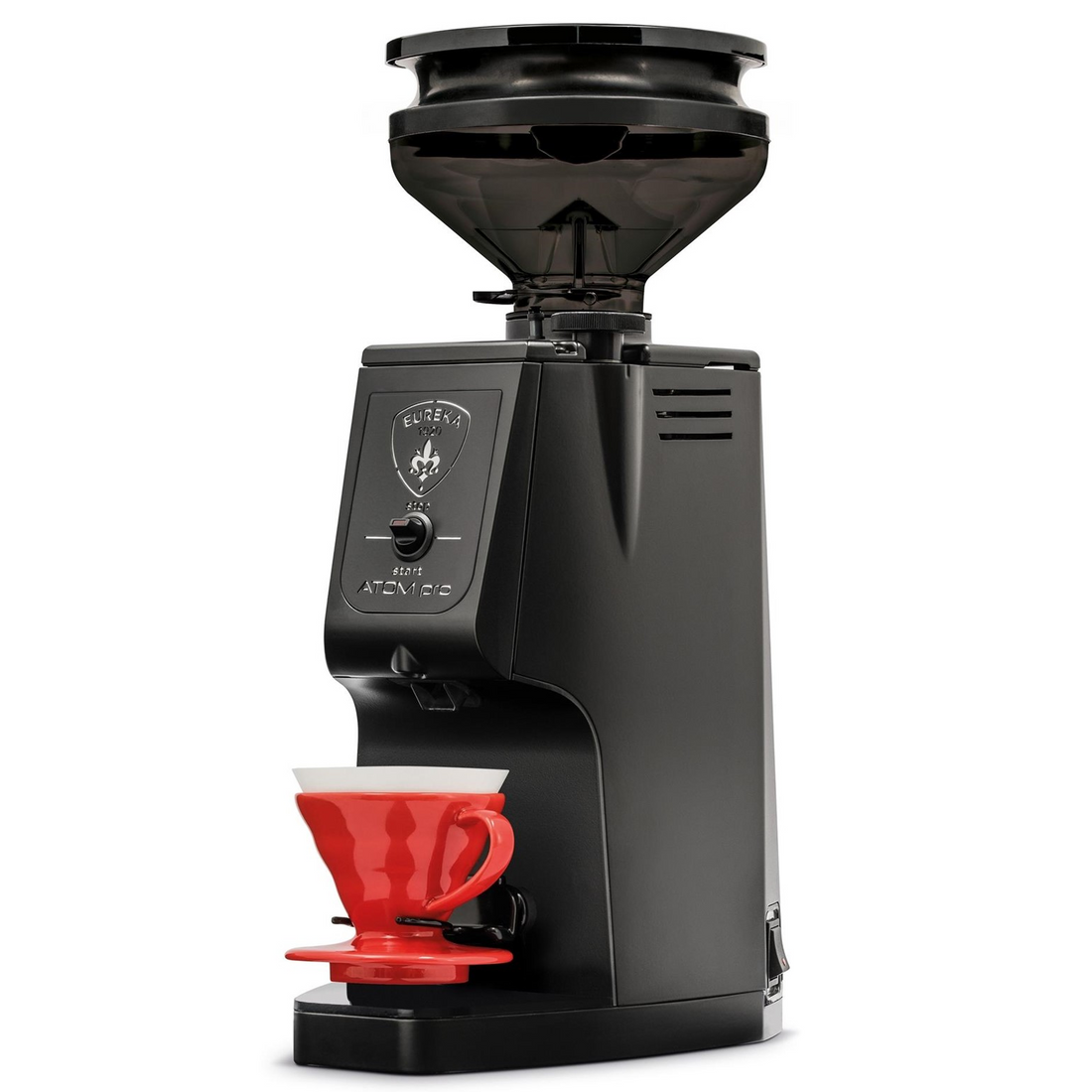 Eureka Atom Pro Coffee Grinder in Matte Black