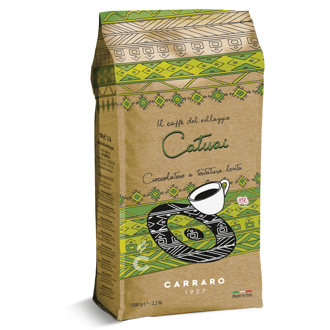 Carraro Caffe del Villaggio Catuai 2.2lb Whole Bean Medium