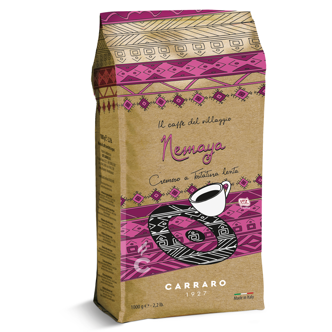 Carraro Caffe del Villaggio Nemaya 2.2lb Whole Bean Medium