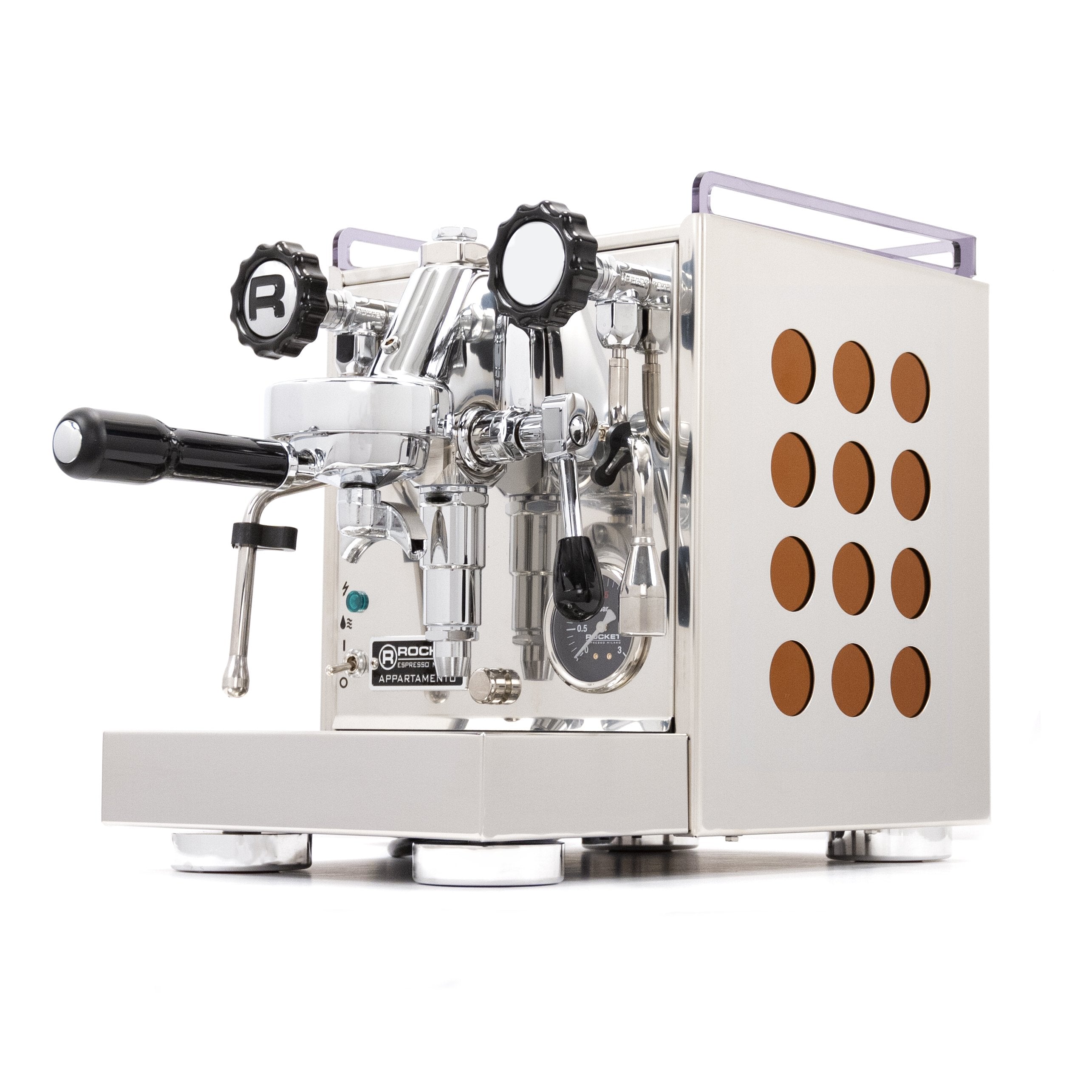 Copper espresso outlet machine