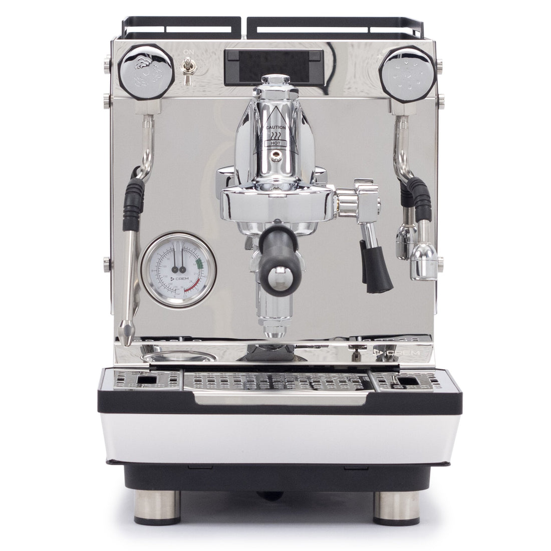 CREM ONE HX PID espresso machine from the front.