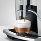 JURA E6 Automatic Espresso Machine in Platinum