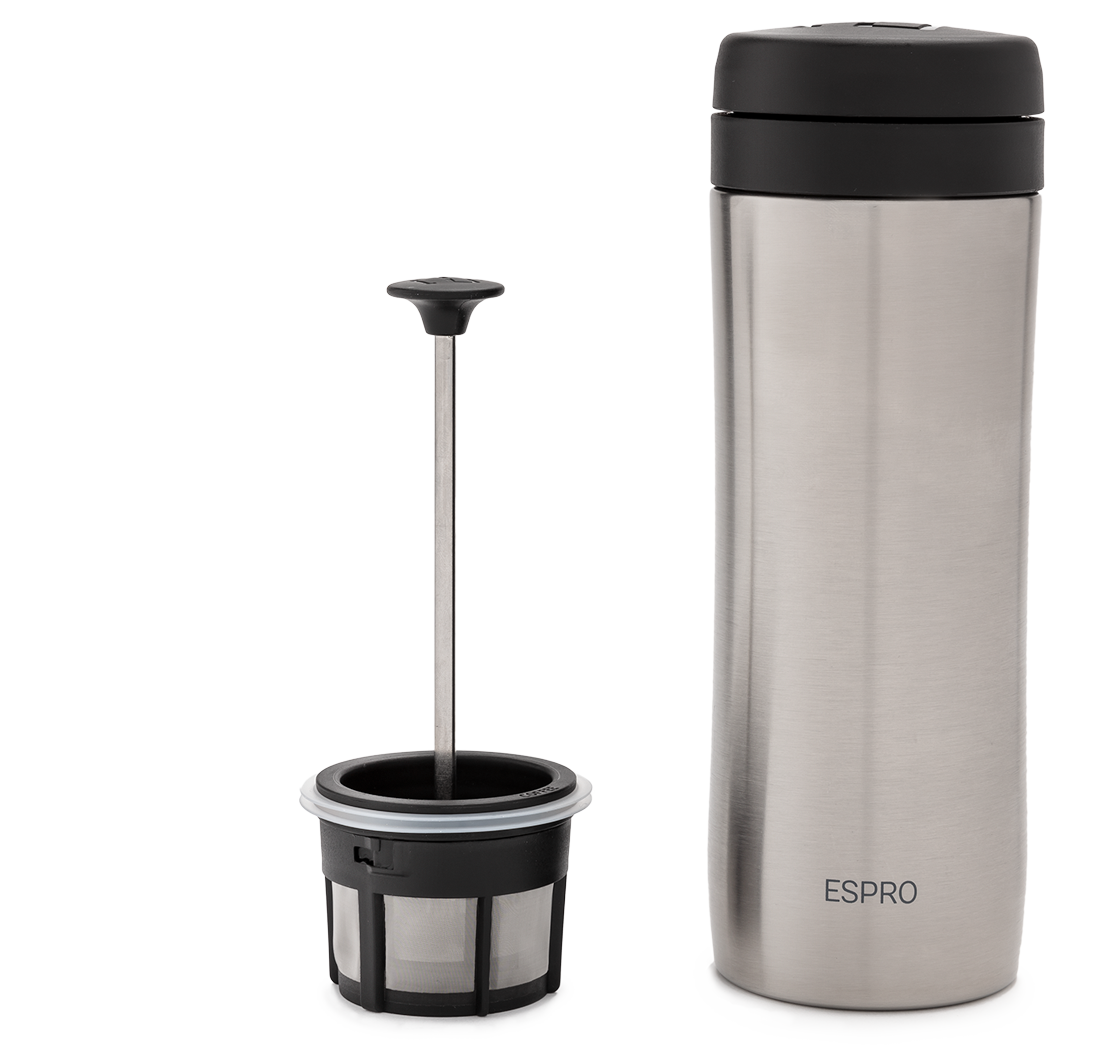 Espro P1 Travel Press for Coffee - Stainless Steel