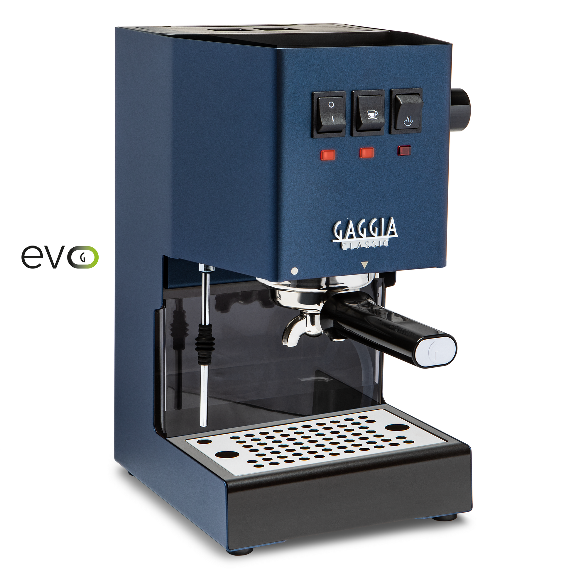 Gaggia Classic Evo Pro Espresso Machine in Classic Blue – Whole Gaggia Classic Evo Pro Espresso Machine in Classic Blue – Whole