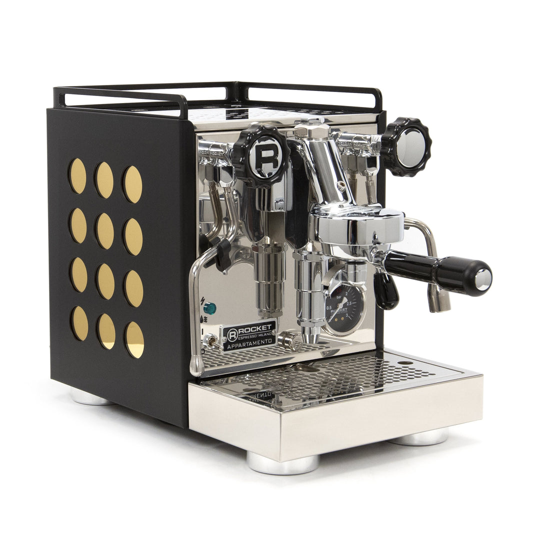 Rocket Espresso Appartamento Serie Nera Espresso Machine - Gold
