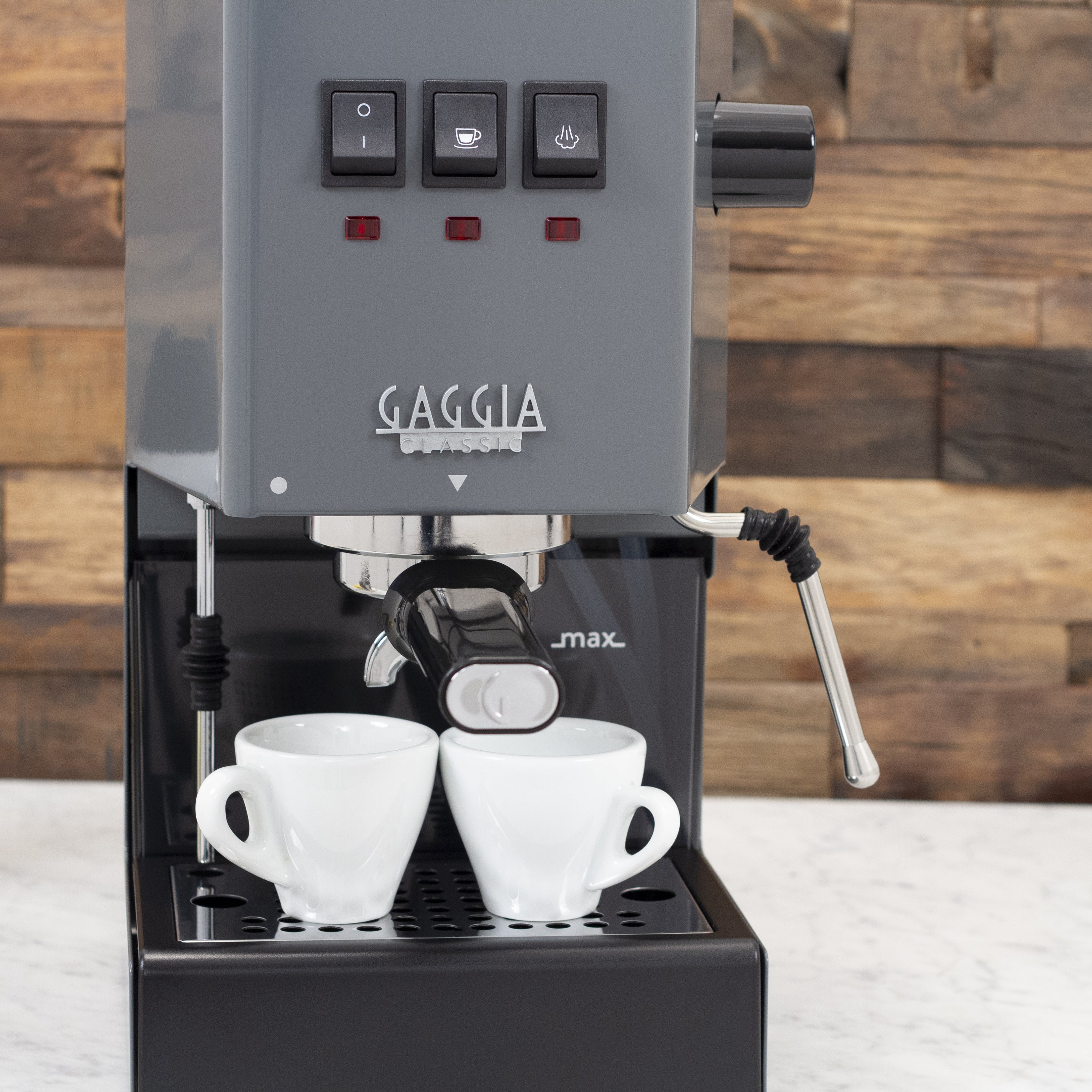 Gaggia Classic Evo Pro Espresso Machine in Industrial Grey Whole Latte Love Canada