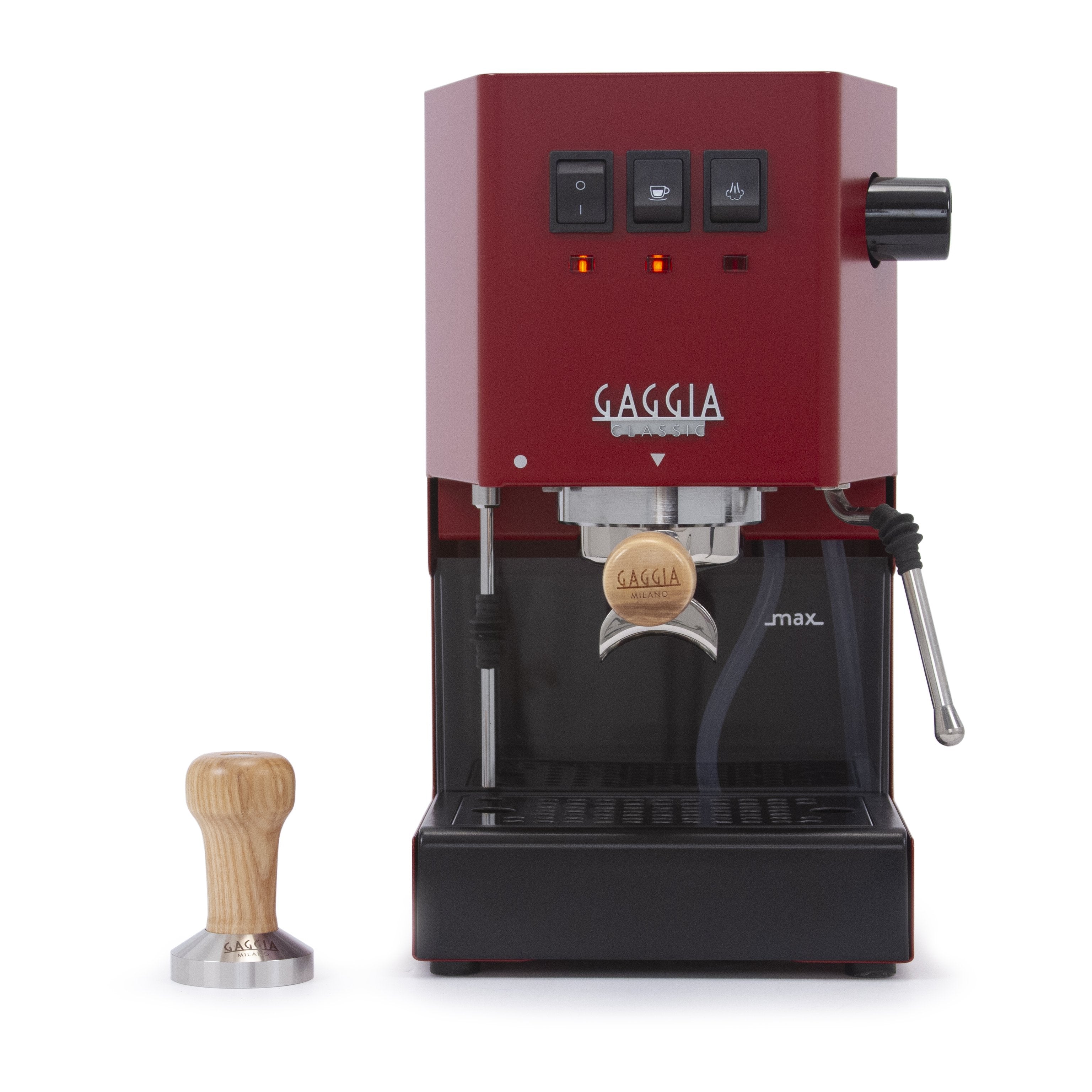 Gaggia Classic Prestige in Cherry Red Whole Latte Love Canada