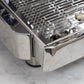 The high quality steel frame borders the drip tray.