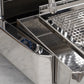 The drip tray's large capacity means less frequent emptying.