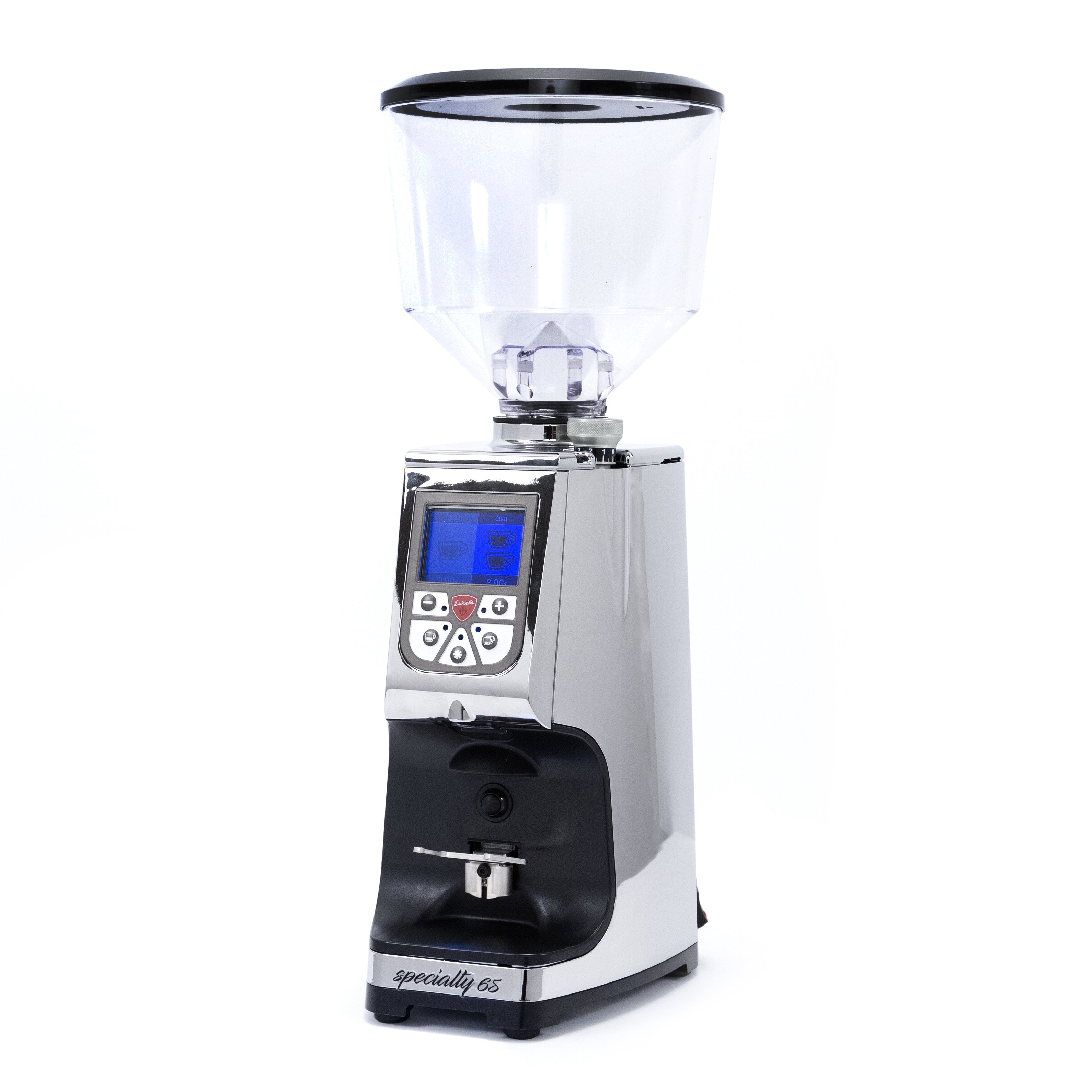 Eureka Atom Specialty 65 Espresso Grinder in Chrome – Whole Latte 