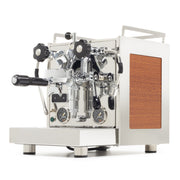 Profitec Pro 600 Dual Boiler Espresso Machine with Flow Control - Lacewood Quarter Cut