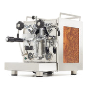 Profitec Pro 600 Dual Boiler Espresso Machine with Flow Control - Elm Carpathian Burl
