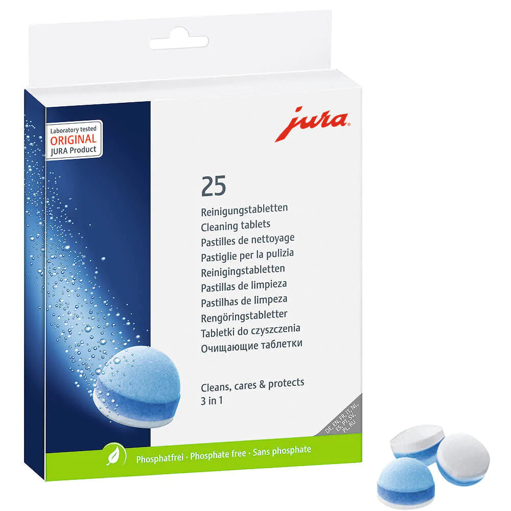 JURA 3-Phase Cleaning Tablets 25pk