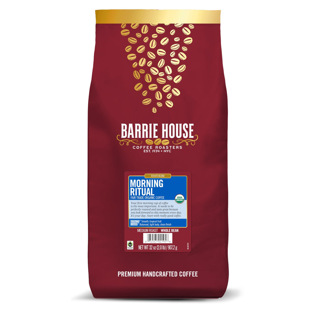 Barrie House Morning Ritual Fair Trade Organic Coffee 2lb
