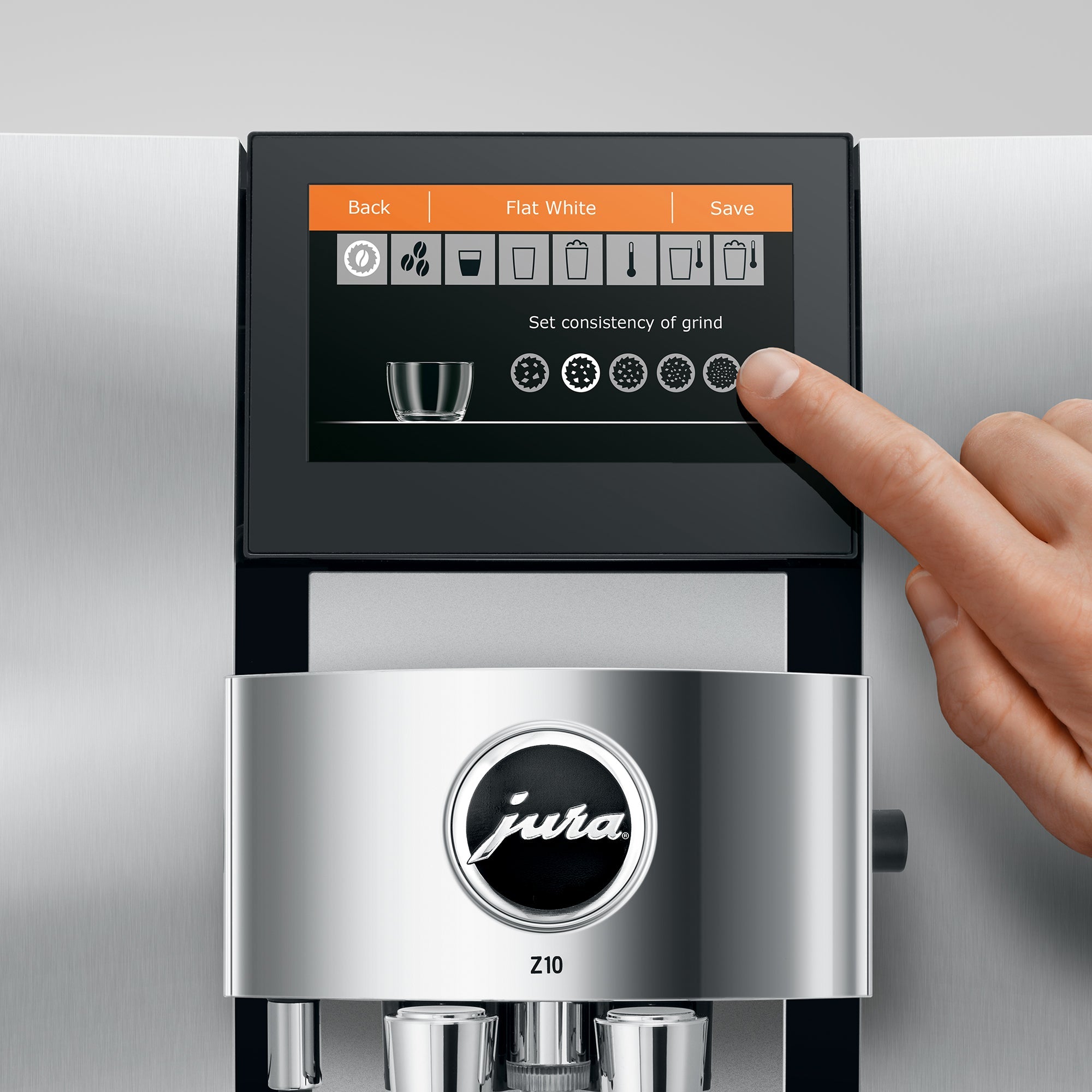 JURA Z10 Super-Automatic Espresso Machine - Aluminum White – Whole