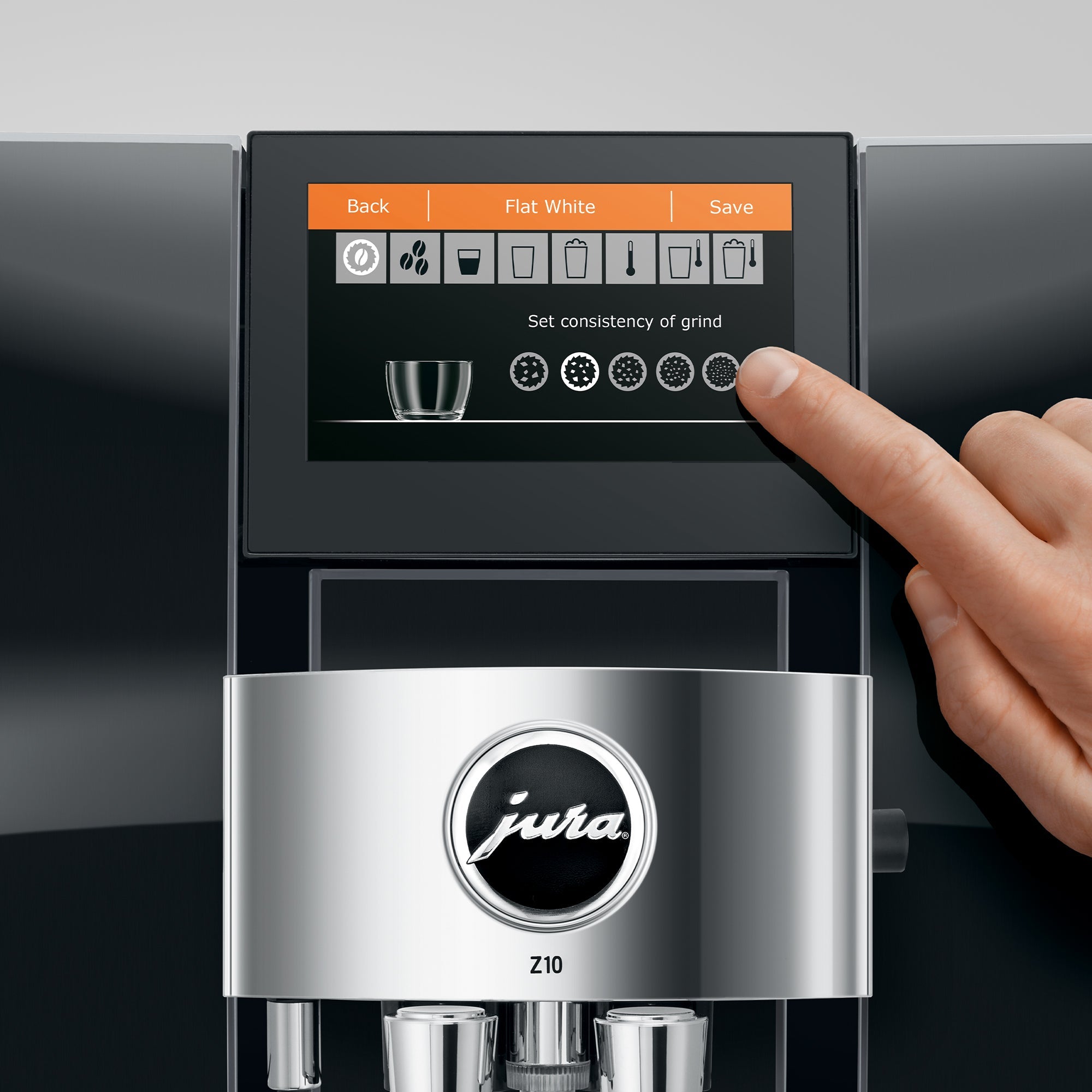 JURA Z10 Super-Automatic Espresso Machine - Diamond Black – Whole