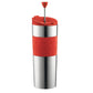 Bodum 15oz Traveling French Press Coffee Maker in Red