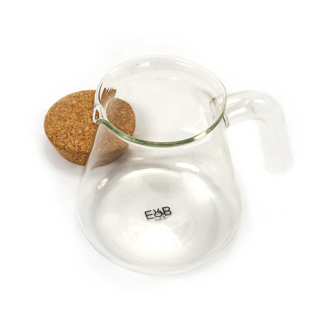 E&B Lab Hand Blown Glass Server