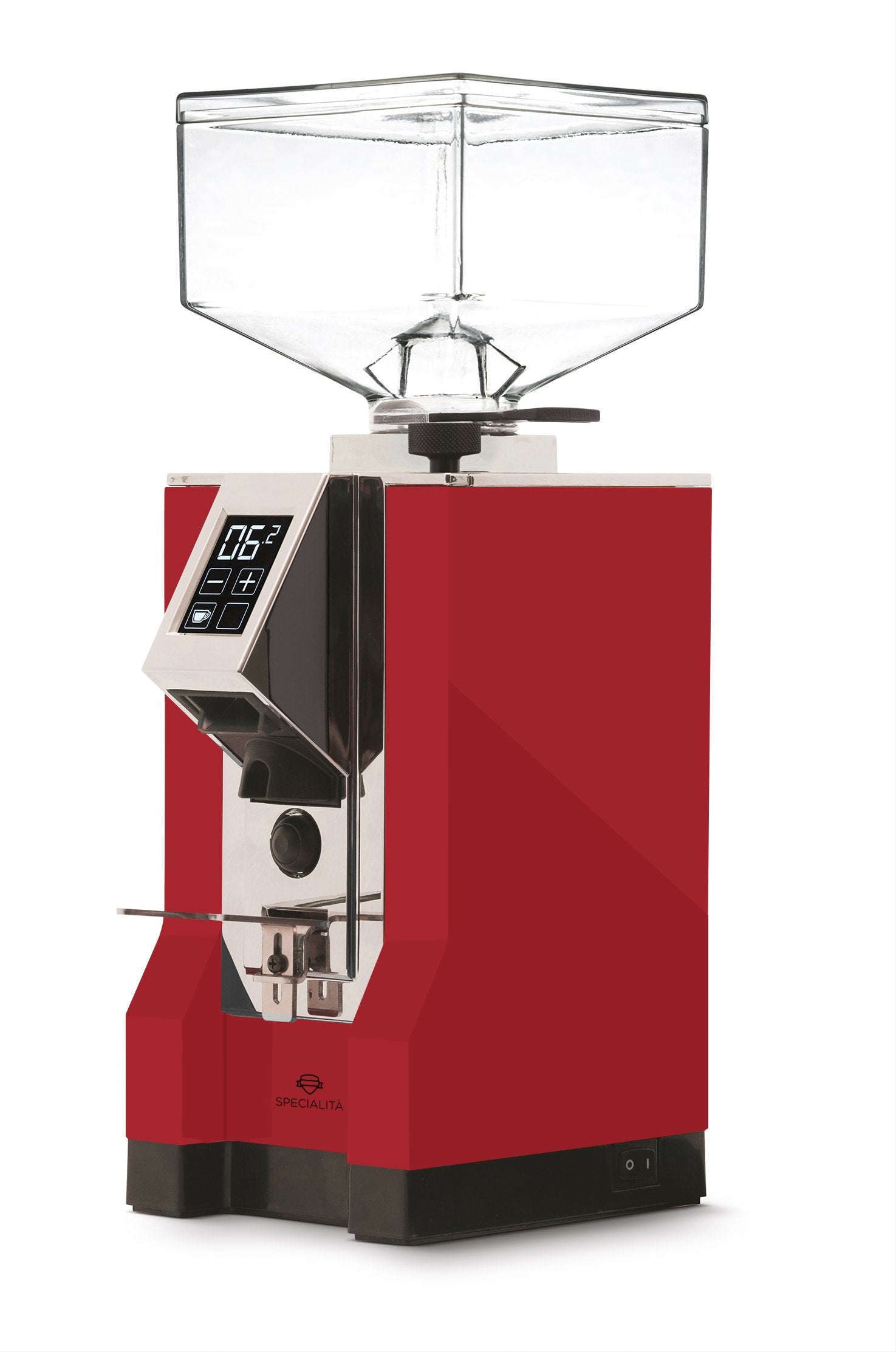 Eureka Mignon Specialita Espresso Grinder in Ferrari Red