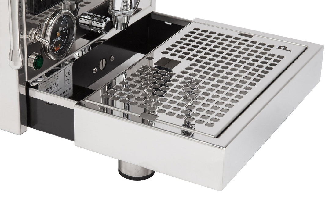 Profitec Pro 600 Dual Boiler Espresso Machine with Flow Control - Wenge Quarter Cut