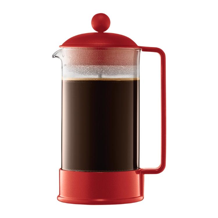 Bodum 8-cup Brazil French Press in Red